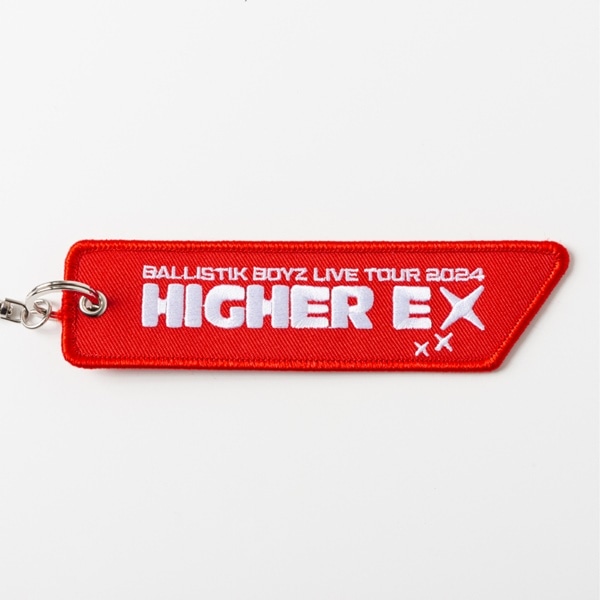 【ETS限定】HIGHER EX フライトタグキーホルダー/RED 詳細画像