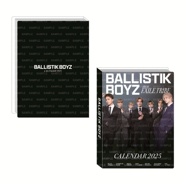 BALLISTIK BOYZ 2025 カレンダー フォトカードホルダー&フォトカード2枚セット 詳細画像