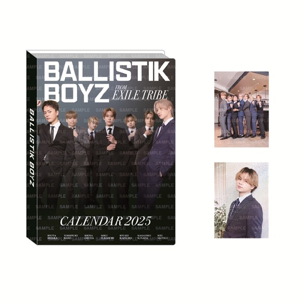 BALLISTIK BOYZ 2025 カレンダー フォトカードホルダー&フォトカード2枚セット 詳細画像