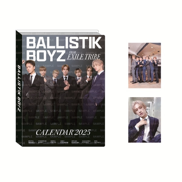 BALLISTIK BOYZ 2025 カレンダー フォトカードホルダー&フォトカード2枚セット 詳細画像