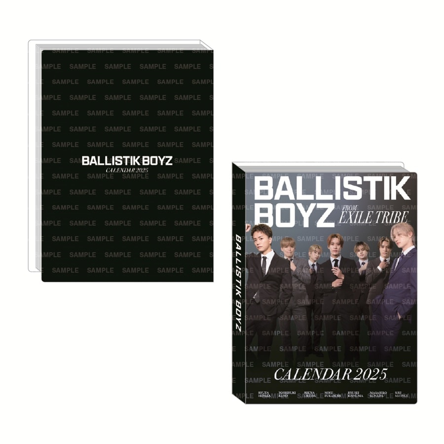 BALLISTIK BOYZ 2025 カレンダー フォトカードホルダー&フォトカード2枚セット 詳細画像 カラー共通 1