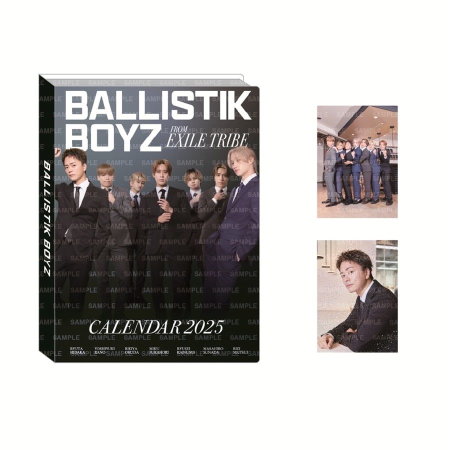 BALLISTIK BOYZ 2025 カレンダー フォトカードホルダー&フォトカード2枚セット 詳細画像 日髙竜太 1
