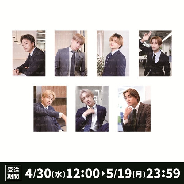 BALLISTIK BOYZ 2025 カレンダー フォトカード7種セット