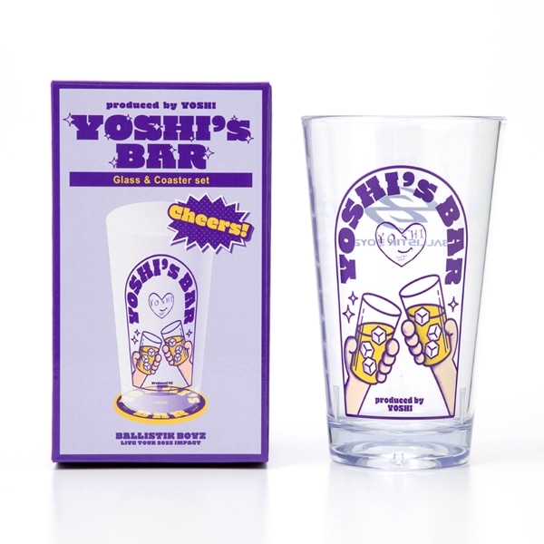 加納嘉将 produce グラス＆コースターセット from YOSHI’s BAR 詳細画像