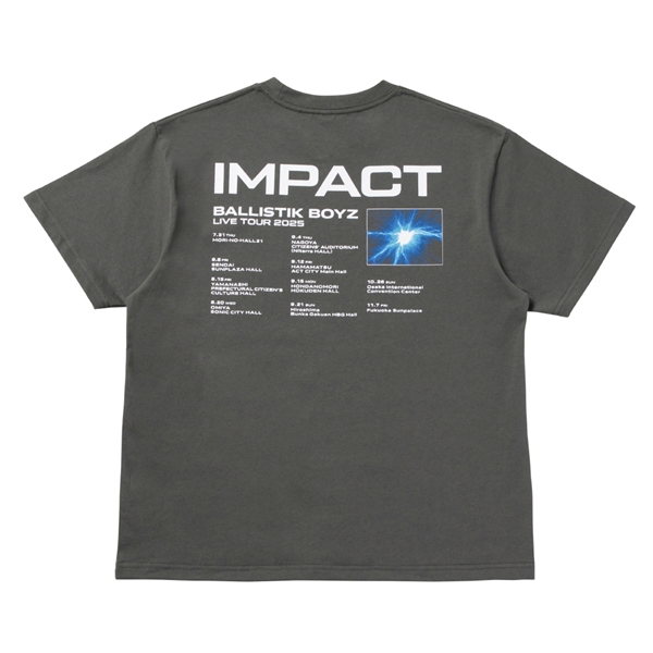 IMPACT -ASIA- ツアーTシャツ/CHARCOAL GRAY 詳細画像