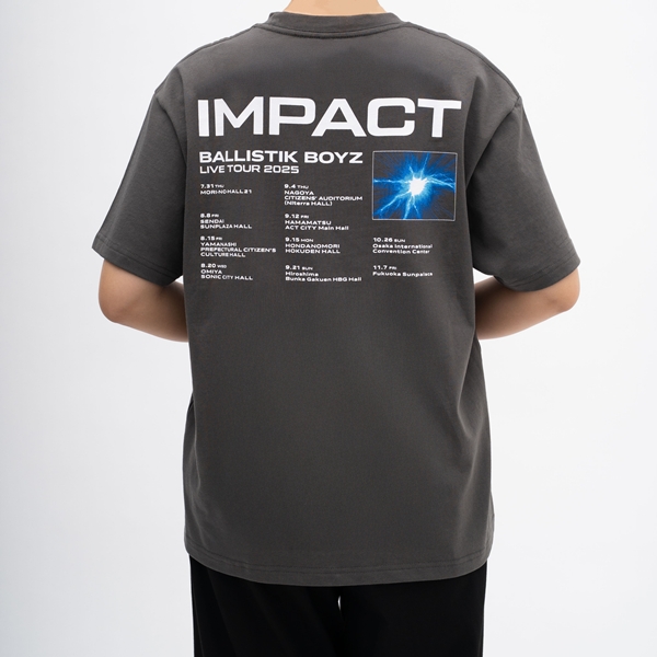 IMPACT -ASIA- ツアーTシャツ/CHARCOAL GRAY 詳細画像