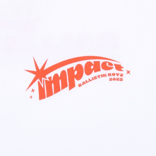 IMPACT ロゴクロップドTシャツ/WHITE 詳細画像