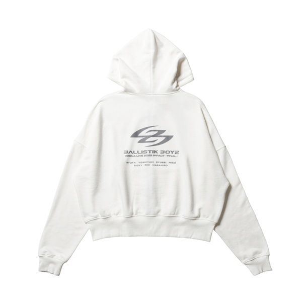 IMPACT -FINAL- ZIPパーカー/WHITE 詳細画像