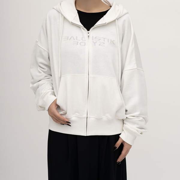 IMPACT -FINAL- ZIPパーカー/WHITE 詳細画像