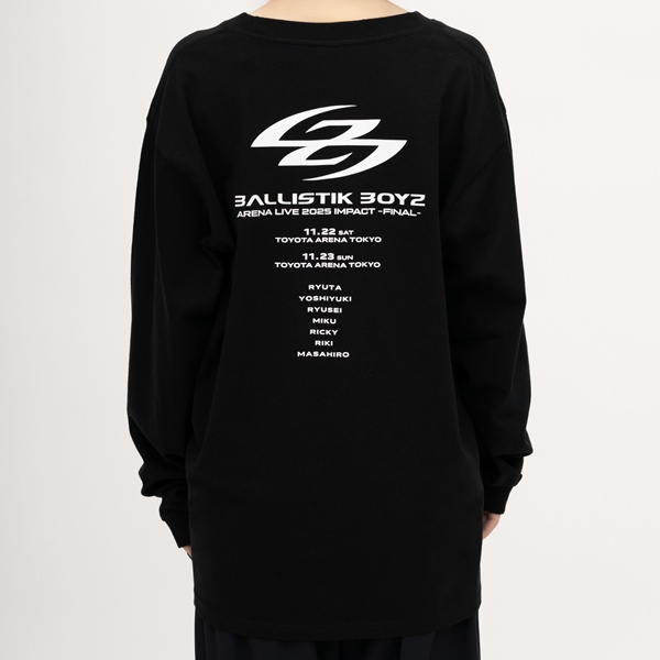 IMPACT -FINAL- フォトロングスリーブTシャツ/BLACK 詳細画像