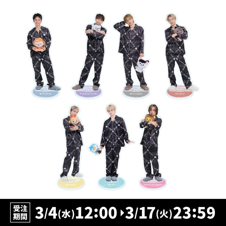 BALLISTIK BOYZ 2026 カレンダー BIGアクリルスタンド 詳細画像 カラー共通 1