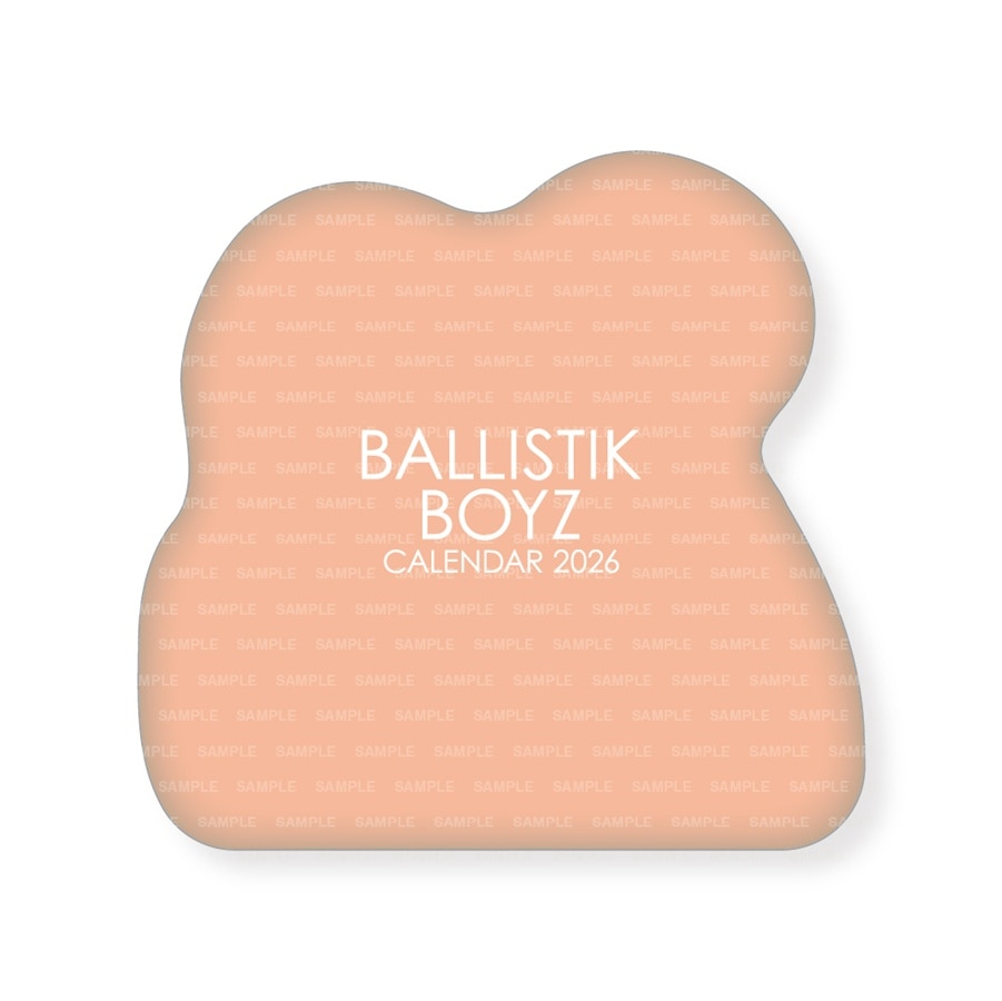 BALLISTIK BOYZ 2026 カレンダー ダイカットクッション 詳細画像 カラー共通 1