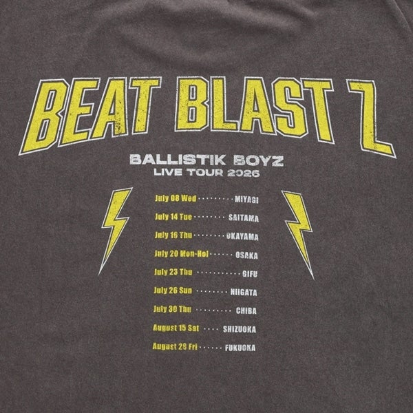 BEAT BLAST Z フォトTシャツ/CHARCOAL GRAY 詳細画像