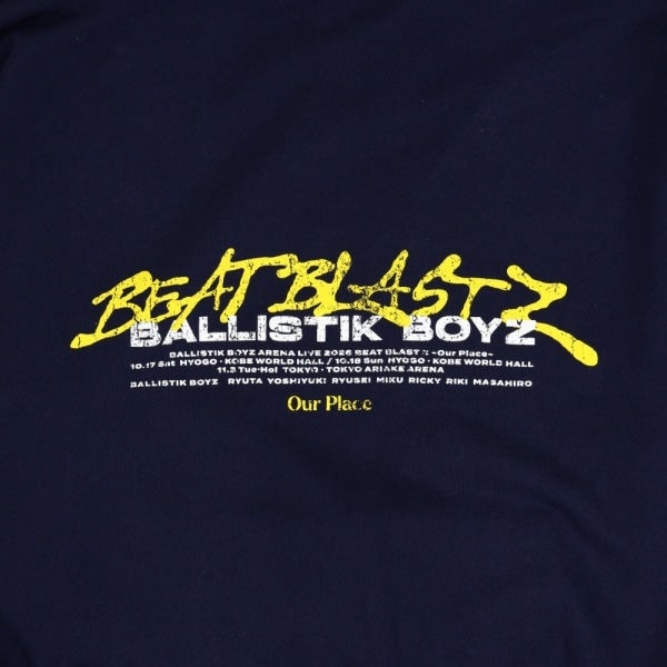 BEAT BLAST Z ～Our Place～ ZIPパーカー/NAVY 詳細画像