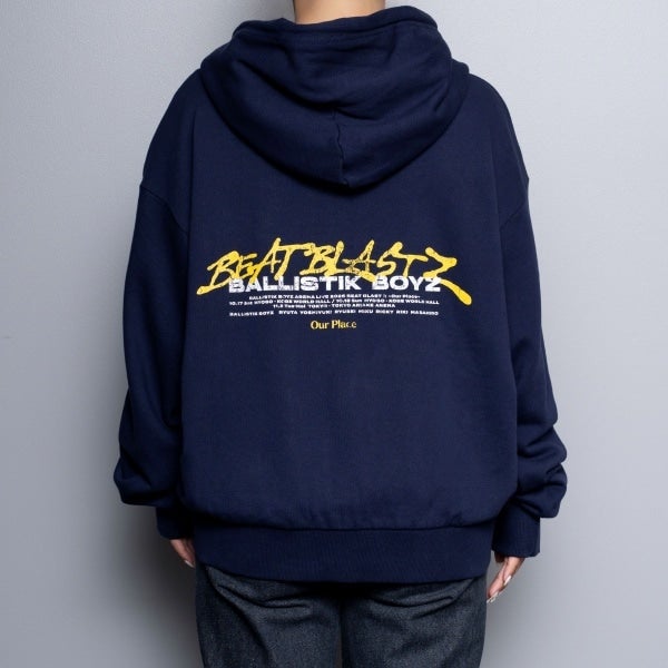 BEAT BLAST Z ～Our Place～ ZIPパーカー/NAVY 詳細画像
