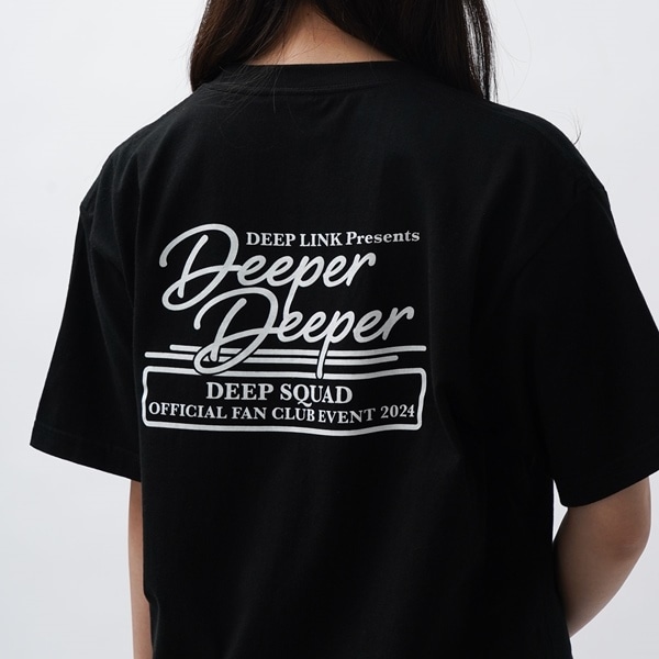 DEEPER DEEPER Tシャツ/BLACK 詳細画像
