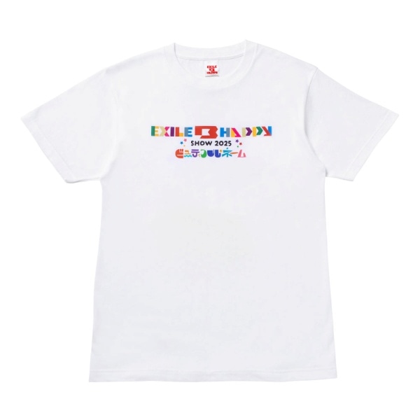 EXILE B HAPPY SHOW 2025 ロゴTシャツ/WHITE