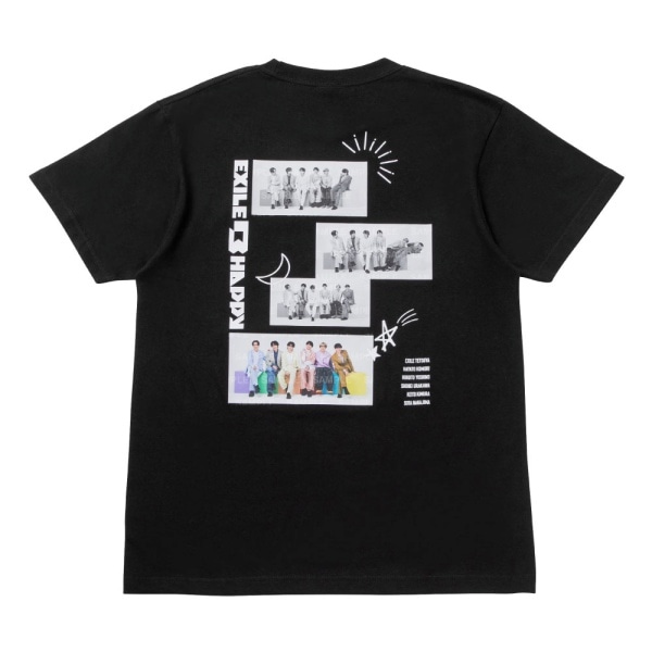 EXILE B HAPPY SHOW 2025 フォトTシャツ/BLACK 詳細画像