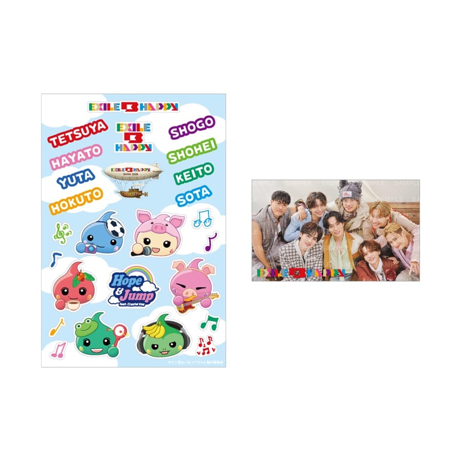 EXILE B HAPPY SHOW 2026 ぷくぷくシール&ステッカーセット 詳細画像 OTHER 1