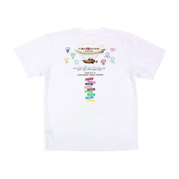 EXILE B HAPPY SHOW 2026 ～かぜのふね～ ロゴTシャツ/KIDS 詳細画像
