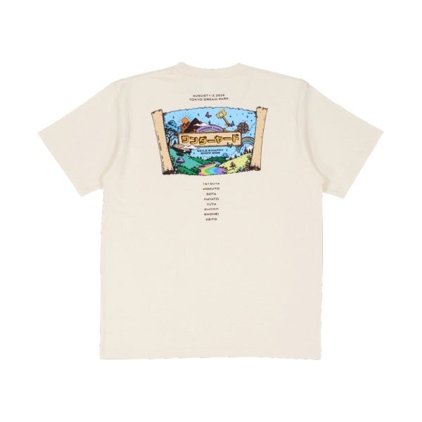 EXILE B HAPPY SHOW 2026 ～ワンダーヤード～ ロゴTシャツ/IVORY 詳細画像