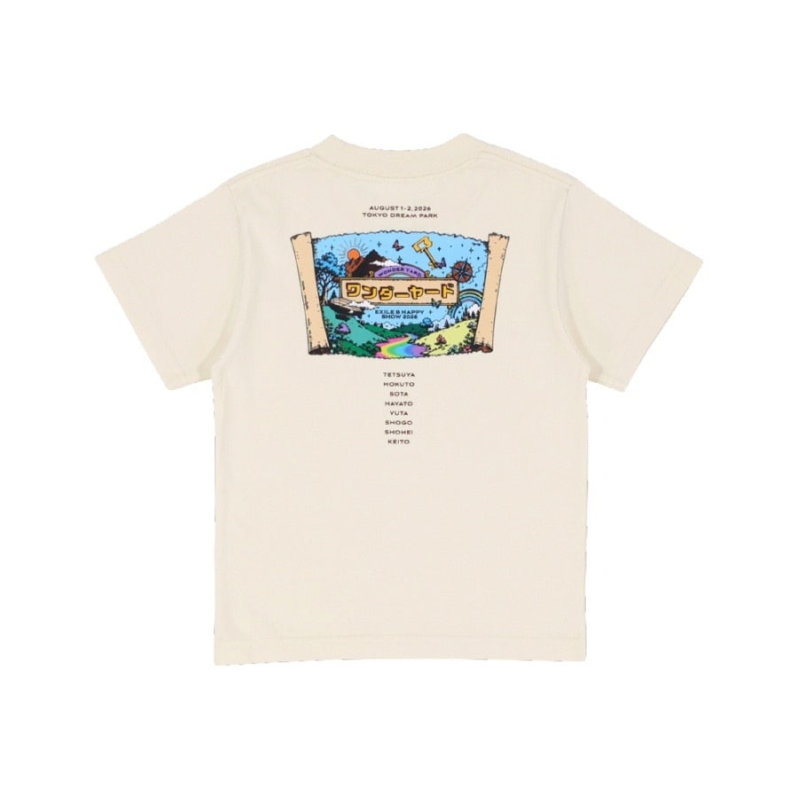 EXILE B HAPPY SHOW 2026 ～ワンダーヤード～ ロゴTシャツ/KIDS 詳細画像 カラー共通 1