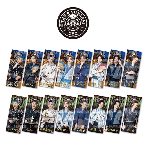 TRIBE KINGDOM 浴衣 ver. ステッカー/THE RAMPAGE/BLACK/全16種