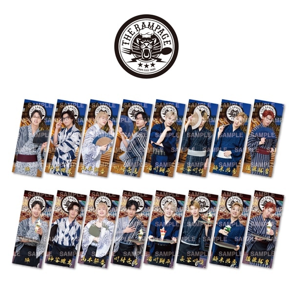 TRIBE KINGDOM 浴衣 ver. ステッカー/THE RAMPAGE/WHITE/全16種