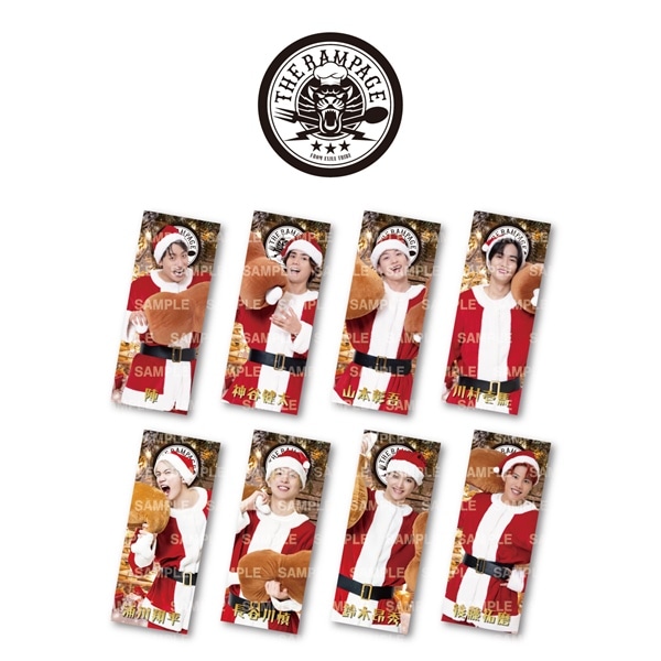 TRIBE KINGDOM クリスマスver. ステッカー/THE RAMPAGE/WHITE/全8種