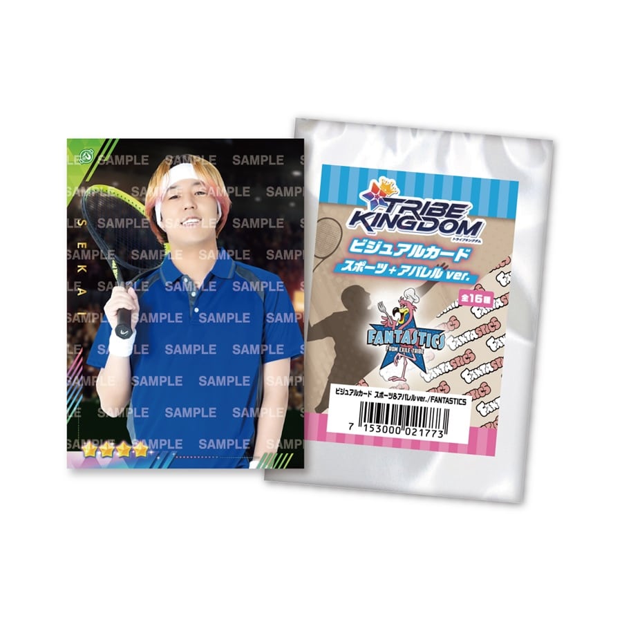 TRIBE KINGDOM スポーツ&アパレルver.ビジュアルカード/FANTASTICS/全16種 詳細画像 カラー共通 1