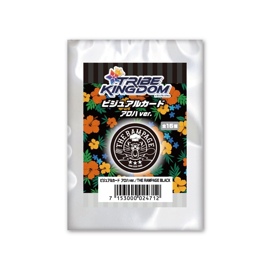 TRIBE KINGDOM  アロハver. ビジュアルカード/THE RAMPAGE/BLACK/全16種 詳細画像 カラー共通 2