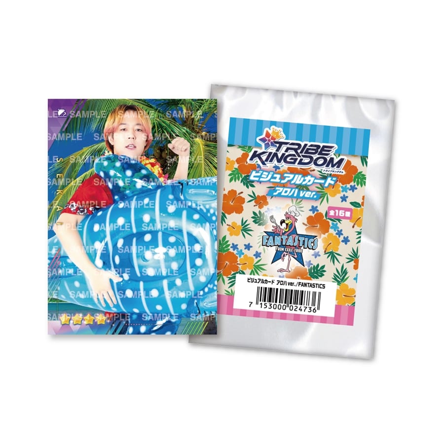 TRIBE KINGDOM  アロハver. ビジュアルカード/FANTASTICS/全16種 詳細画像 カラー共通 1