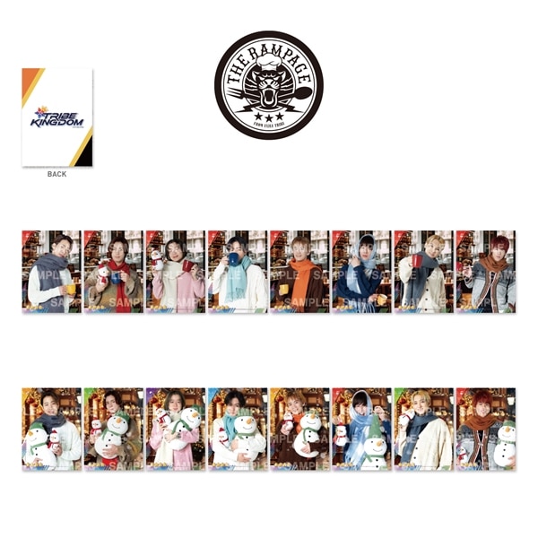 TRIBE KINGDOM 2024冬服ver. ビジュアルカード/THE RAMPAGE/WHITE/全16種