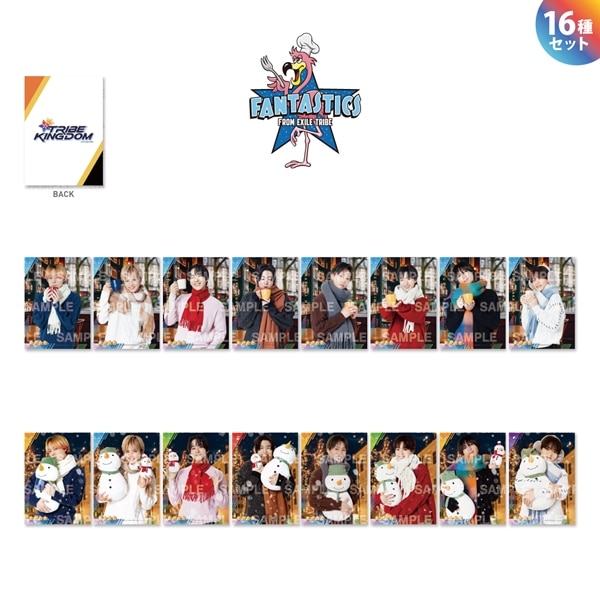 TRIBE KINGDOM 2024冬服ver. ビジュアルカード/FANTASTICS/16種セット