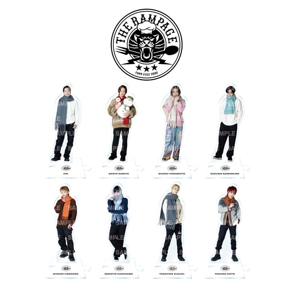 TRIBE KINGDOM 2024冬服ver. アクリルスタンド/THE RAMPAGE/WHITE/全8種