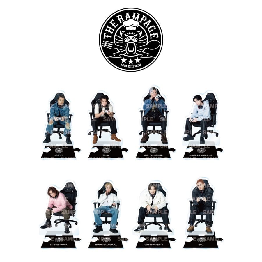 TRIBE KINGDOM 私服ゲーマーver. アクリルスタンド/THE RAMPAGE/BLACK/全8種 詳細画像 BLACK 1