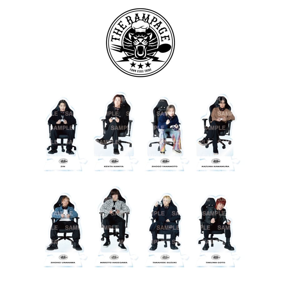 TRIBE KINGDOM 私服ゲーマーver. アクリルスタンド/THE RAMPAGE/WHITE/全8種 詳細画像 WHITE 1