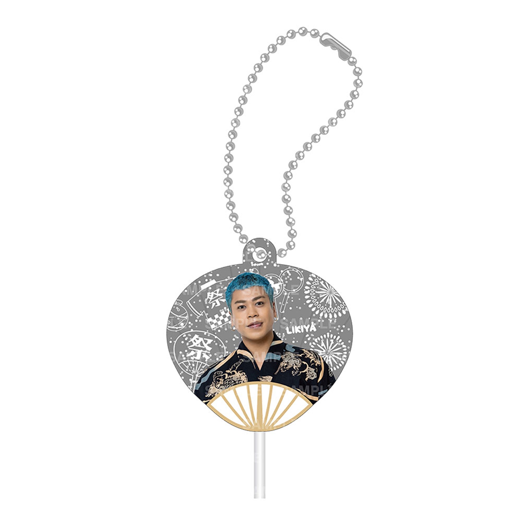 ☆いっち☆THE RAMPAGEアクリルキーホルダー EXILE TRIBE STATION ONLINE STORE｜TRIBE KINGDOM うちわ型ラメ