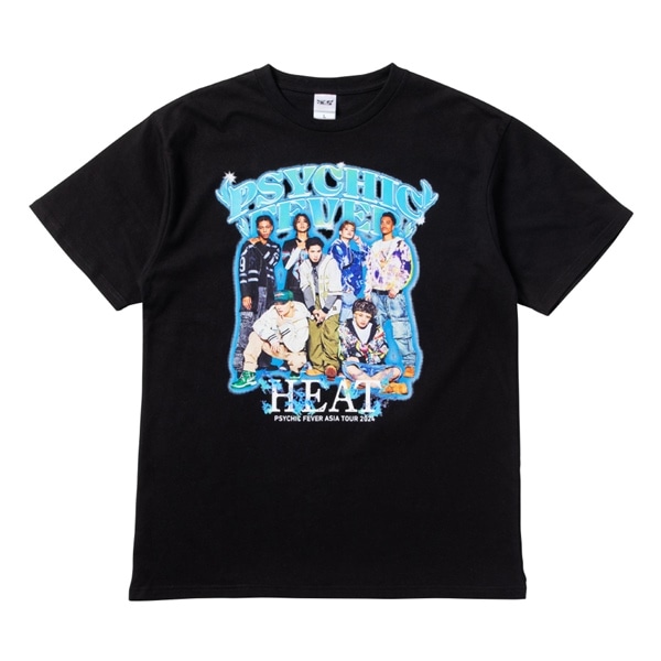 HEAT ツアーフォトTシャツ/BLACK