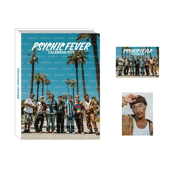 PSYCHIC FEVER 2025 カレンダー フォトカードホルダー&フォトカード2枚セット 詳細画像