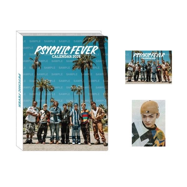 PSYCHIC FEVER 2025 カレンダー フォトカードホルダー&フォトカード2枚セット 詳細画像