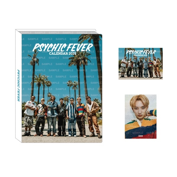 PSYCHIC FEVER 2025 カレンダー フォトカードホルダー&フォトカード2枚セット 詳細画像