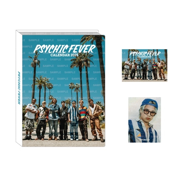 PSYCHIC FEVER 2025 カレンダー フォトカードホルダー&フォトカード2枚セット 詳細画像