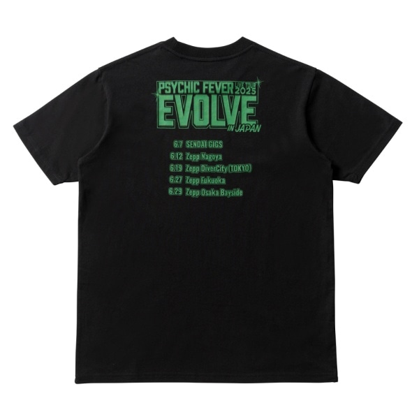 EVOLVE ツアーTシャツ/BLACK 詳細画像