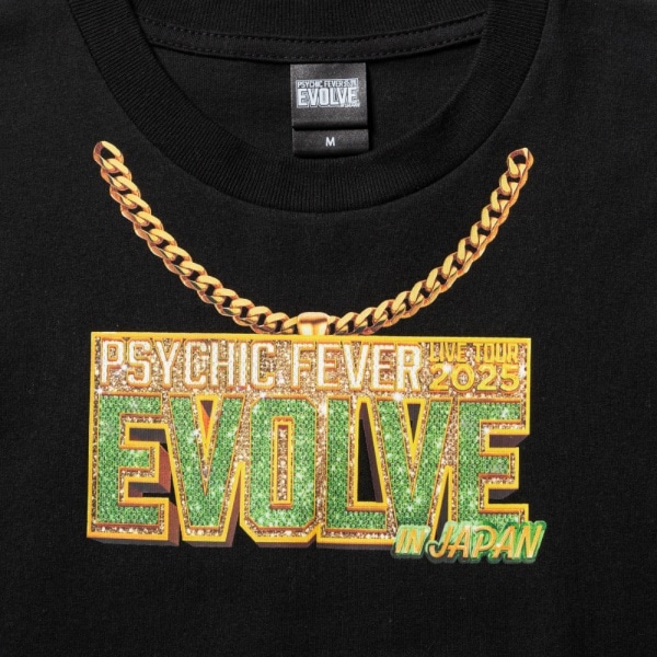 EVOLVE クロップドツアーTシャツ/BLACK 詳細画像