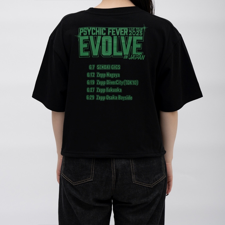 EVOLVE クロップドツアーTシャツ/BLACK 詳細画像 カラー共通 5