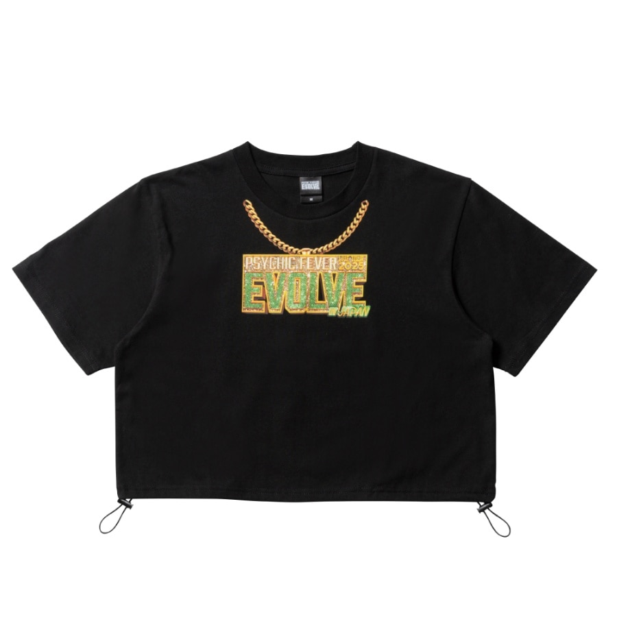 EVOLVE クロップドツアーTシャツ/BLACK 詳細画像 BLACK 1