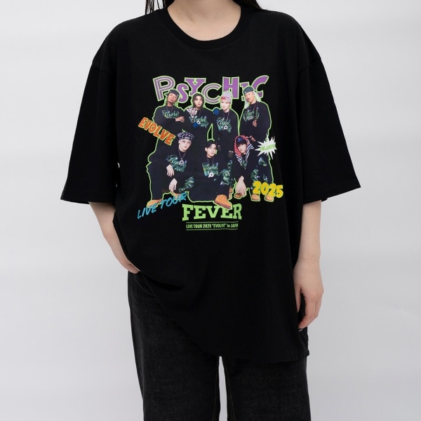 EVOLVE BIGフォトTシャツ/BLACK 詳細画像