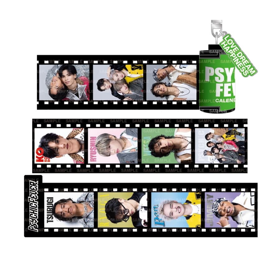 PSYCHIC FEVER 2026 カレンダー フィルムキーホルダー 詳細画像 カラー共通 1