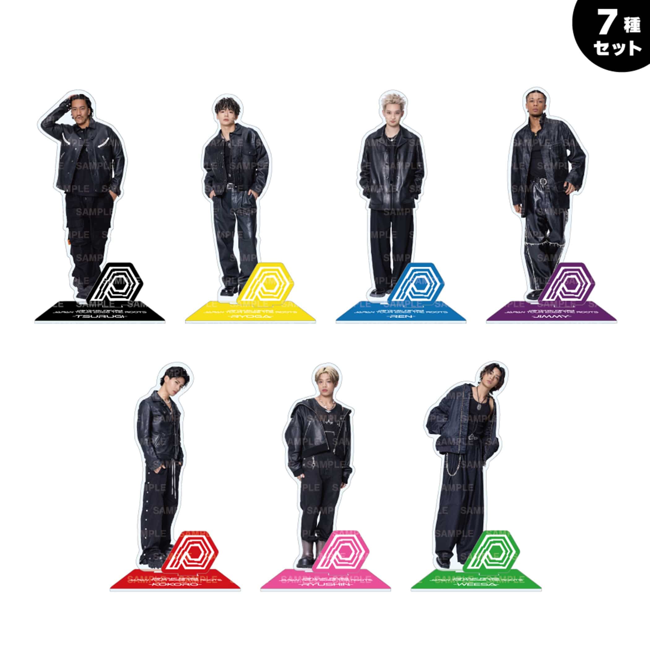 EXILE TRIBE STATION ONLINE STORE｜THE ROOTS アクリルスタンド7種セット
